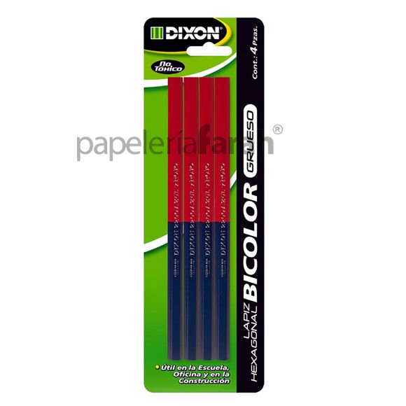 Lapices Bicolor Liderpapel Rojo-Azul Jumbo — Firpack